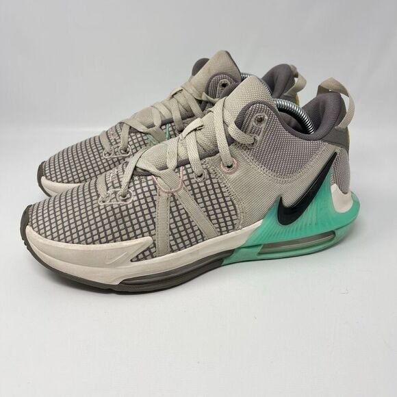 Nike LeBron Witness 7 EP Flat Pewter Mint DM1123-006 Men\'s Size 9 main image 4